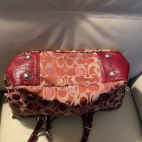 COACH Opal SIGNATURE Gallery Tote Carryall Leather - Picture 4 of 5